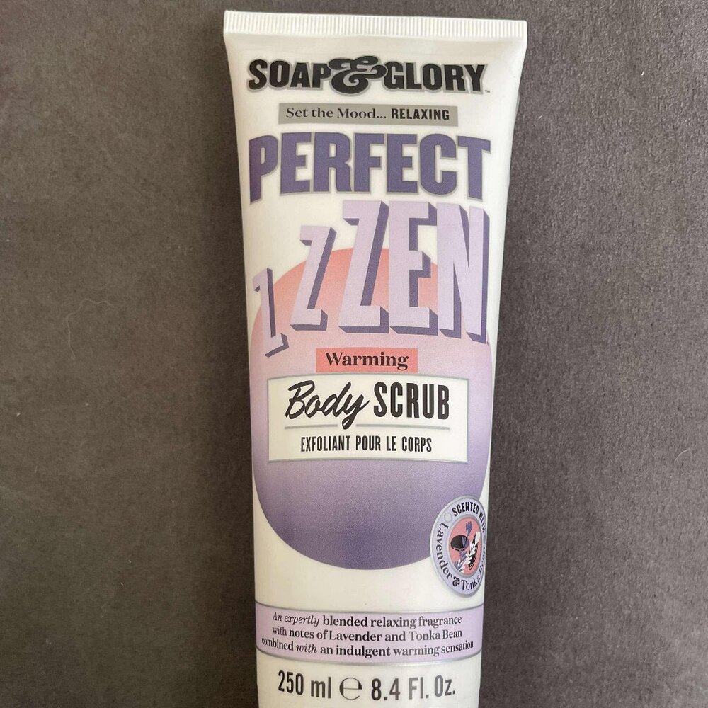 Soap & Glory Perfect Zen Body Scrub,250ml / 8.4 fl oz FULL SIZE NEW